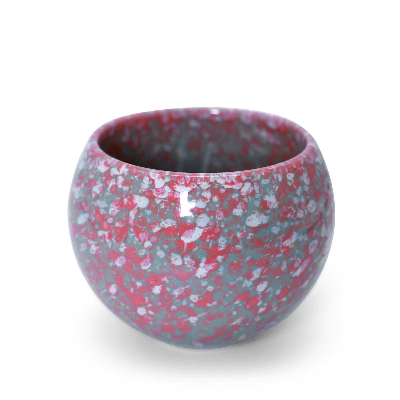 Pinkish Cyan Cherry Petal Jianzhan