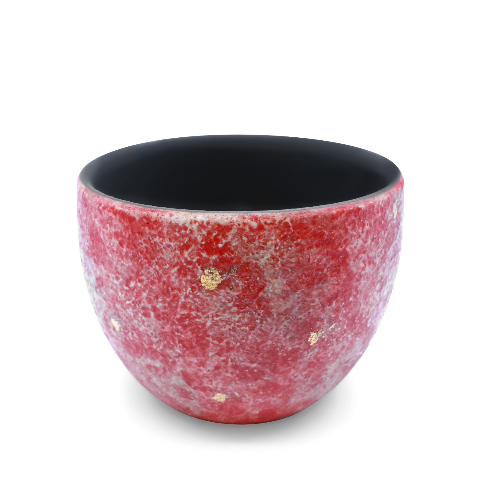 Cinnabar Gold-Speckled Meditation Cup