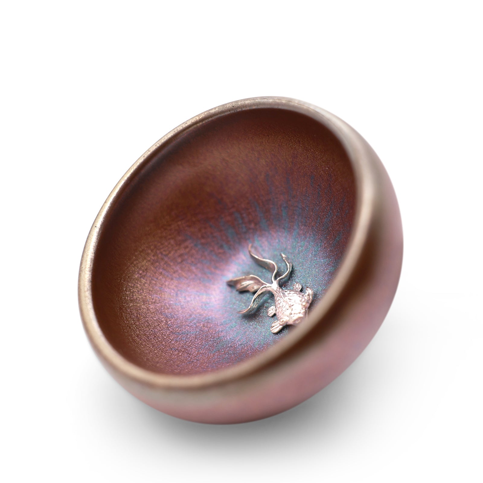 Purple Glow Goldfish Jianzhan