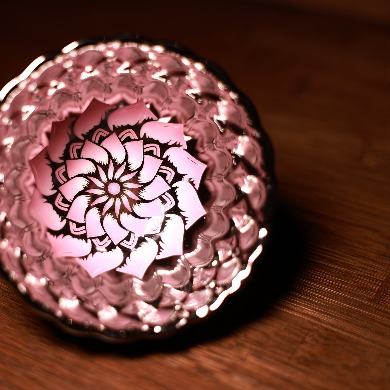 Pink Lotus Glaze Cup