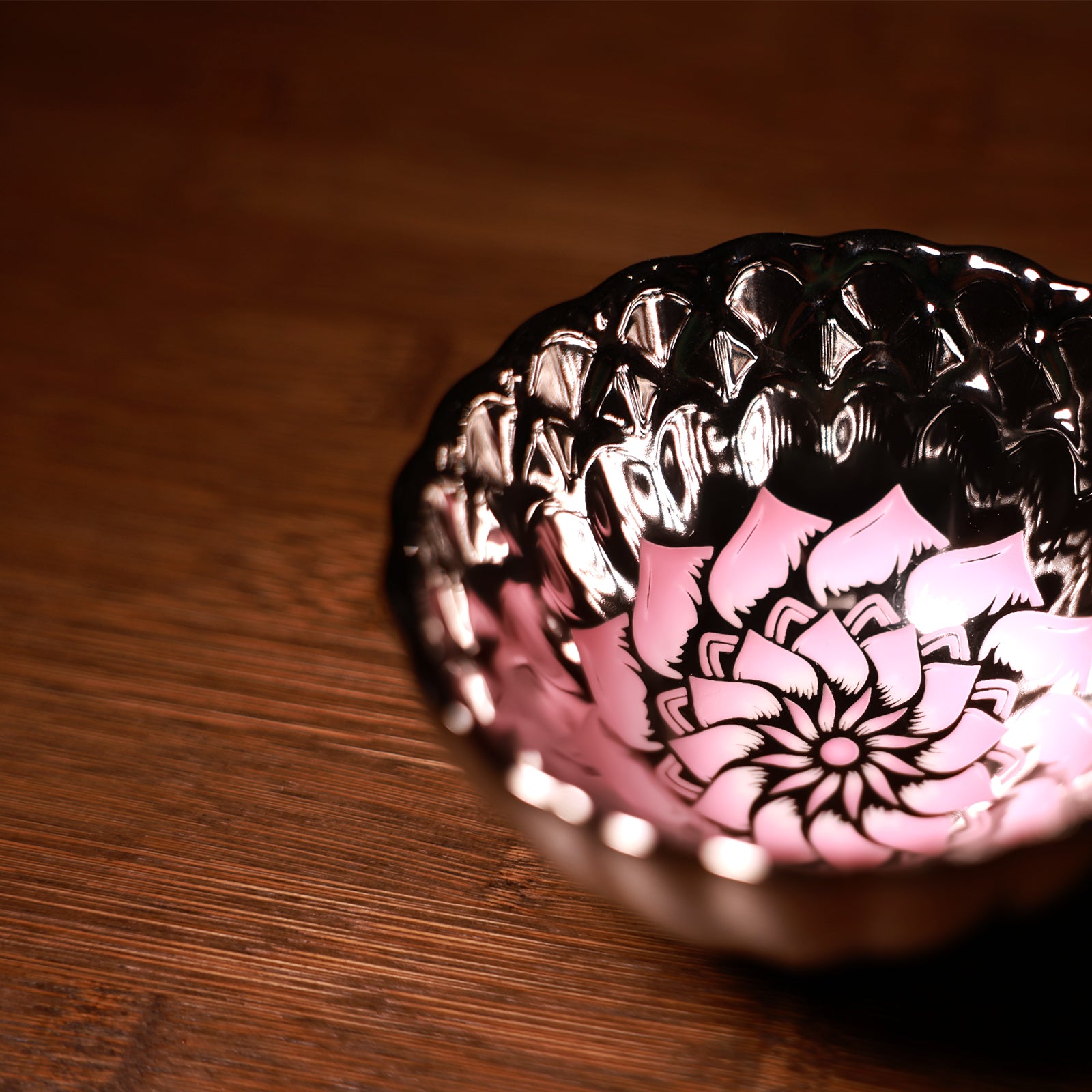 Pink Lotus Glaze Cup